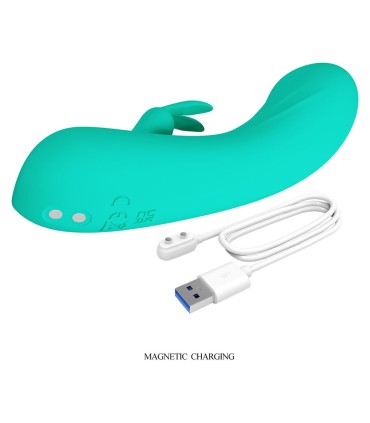 PRETTY LOVE DJ STICK VIBRADOR PUNTO G TURQUESA