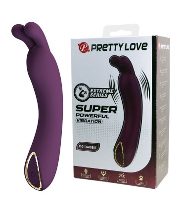 PRETTY LOVE DJ RABBIT VIBRADOR PUNTO G MORADO