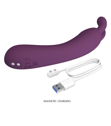 PRETTY LOVE DJ RABBIT VIBRADOR PUNTO G MORADO