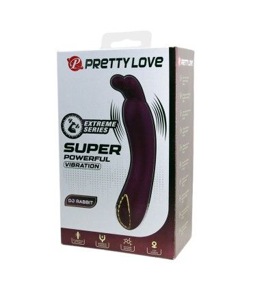 PRETTY LOVE DJ RABBIT VIBRADOR PUNTO G MORADO