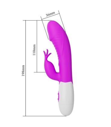 PRETTY LOVE RASMUSSEN VIBRADOR PUNTO G MORADO