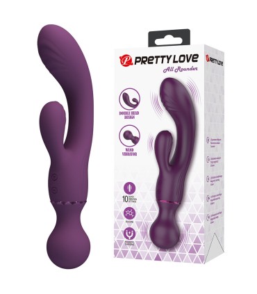 PRETTY LOVE ALL ROUNDER VIBRADOR PUNTO G MORADO