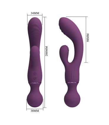 PRETTY LOVE ALL ROUNDER VIBRADOR PUNTO G MORADO