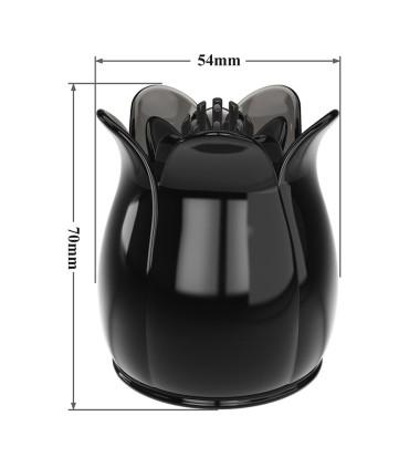 PRETTY LOVE SECRET GARDEN CABEZAL MASAJEADOR NEGRO