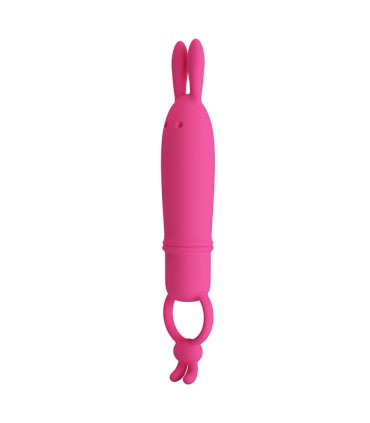 PRETTY LOVE DELIA VIBRADOR RABBIT CON ANILLO DE SUJECION