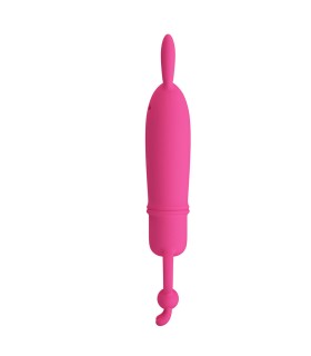 PRETTY LOVE DELIA VIBRADOR RABBIT CON ANILLO DE SUJECION
