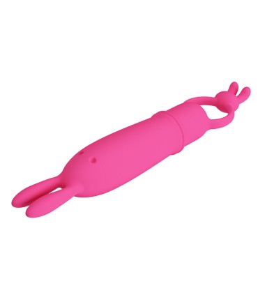 PRETTY LOVE DELIA VIBRADOR RABBIT CON ANILLO DE SUJECION