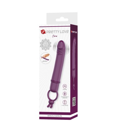 PRETTY LOVE CORA VIBRADOR FORMA PENE CON ANILLO DE SUJECION