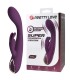 PRETTY LOVE EMMA VIBRADOR CON ESTIMULADOR RABBIT MORADO