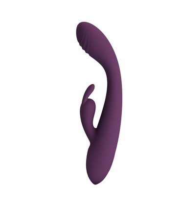 PRETTY LOVE EMMA VIBRADOR CON ESTIMULADOR RABBIT MORADO
