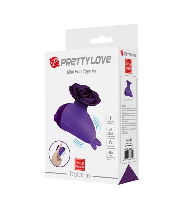 PRETTY LOVE DOLPHIN MINI VIBRADOR CON SUJECION