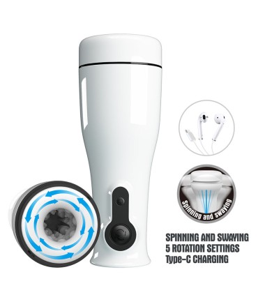 PRETTY LOVE SABRINA MASTURBADOR MASCULINO CON ROTACION Y BALANCEO