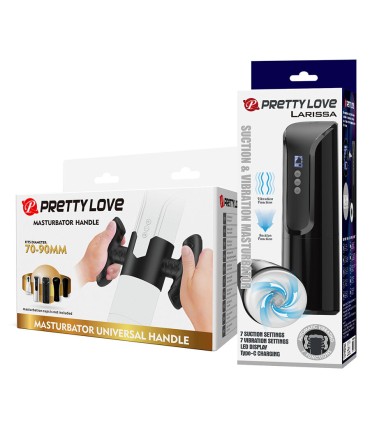 PRETTY LOVE LARISSA MASTURBADOR SUCCIONADOR CON VIBRACION SUJECION