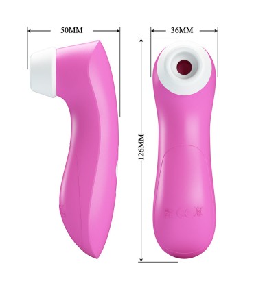 ROMANCE SUCCIONADOR DE CLITORIS CON TECNOLOGIA DE PULSACION ROSA