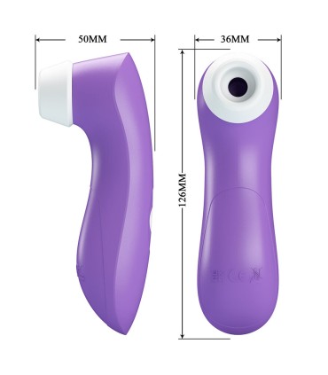 ROMANCE SUCCIONADOR DE CLITORIS CON TECNOLOGIA DE PULSACION MORADO