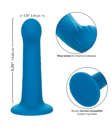 CALEXOTICS WAVE RIDER RIPPLE PLUG ANAL AZUL
