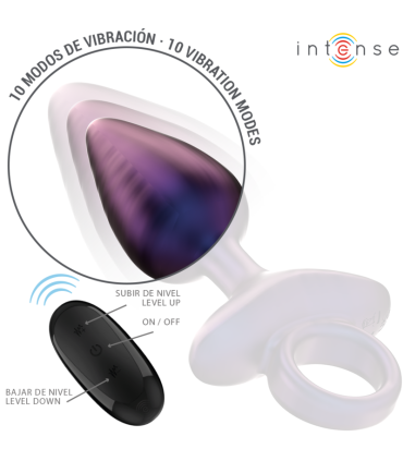 INTENSE MICHAEL PLUG ANAL VIBRADOR MODELO 2 CONTROL REMOTO