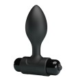PRETTY LOVE - VIBRA BUTT PLUG ANAL 10 VIBRACIONES NEGRO