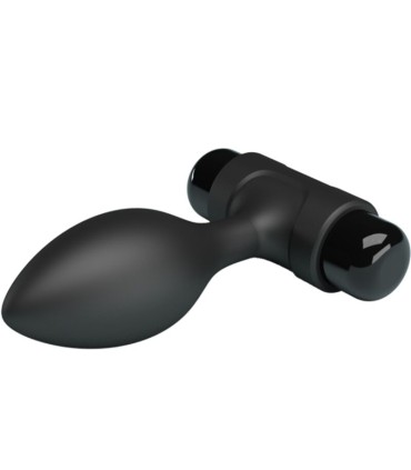 PRETTY LOVE VIBRA BUTT PLUG ANAL 10 VIBRACIONES NEGRO