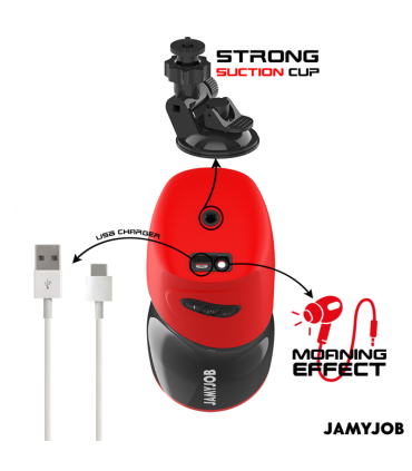 JAMYJOB XPEED MASTURBADOR VAGINA AUTOMATICO 5 MODOS DE EMPUJE Y EFECTO SONIDO