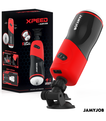 JAMYJOB XPEED MASTURBADOR VAGINA AUTOMATICO 5 MODOS DE EMPUJE Y EFECTO SONIDO