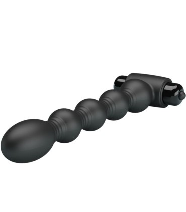 PRETTY LOVE LYNN PLUG ANAL SILICONA 10 VIBRACIONES NEGRO