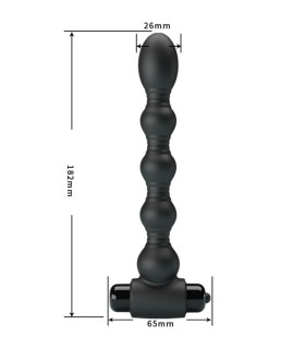 PRETTY LOVE LYNN PLUG ANAL SILICONA 10 VIBRACIONES NEGRO