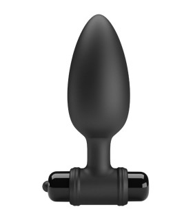PRETTY LOVE VIBRA BUTT PLUG 2 PLUG ANAL 10 VIBRACIONES NEGRO