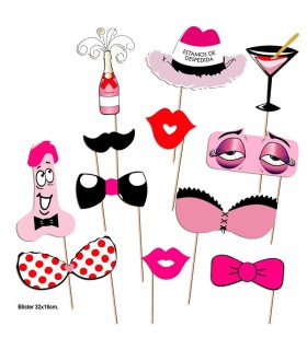 DIABLO PICANTE PHOTOCALL FIESTAS MODELO 1 12 UNIDADES