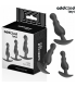 ADDICTED TOYS SET DE 3 PLUG ANAL SILICONA MODELO 1