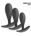 ADDICTED TOYS - SET DE 3 PLUG ANAL SILICONA MODELO 2