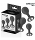 ADDICTED TOYS SET DE 3 PLUG SILICONA ANAL CON JOYA