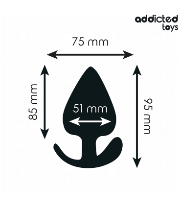 ADDICTED TOYS PLUG ANAL SILICONA TALLA XL 95 CM