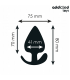 ADDICTED TOYS PLUG ANAL SILICONA TALLA L 8 CM
