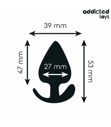 ADDICTED TOYS PLUG ANAL SILICONA TALLA S 53 CM