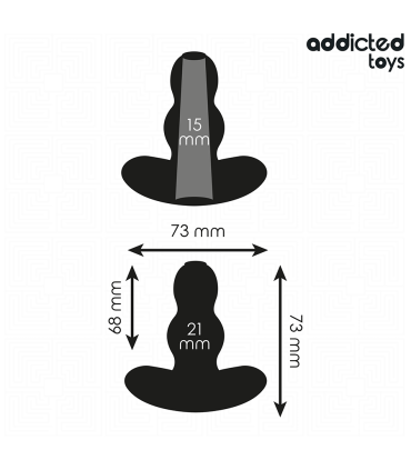 ADDICTED TOYS PLUG ANAL HUECO SILICONA TALLA S 73 CM