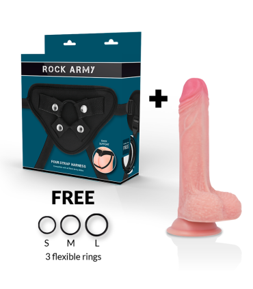 ROCKARMY ARNES LIQUID SILICONE DILDO PREMIUM MUSTANG 18 CM O 414 CM