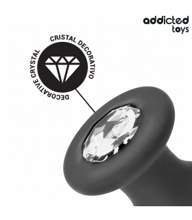 ADDICTED TOYS PLUG ANAL CON JOYA SILICONA TALLA M 104 CM