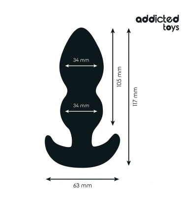 ADDICTED TOYS PLUG ANAL SILICONA TALLA L 117 CM