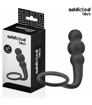 ADDICTED TOYS PLUG ANAL CON ANILLO SILICONA MODELO 1