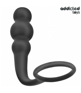 ADDICTED TOYS PLUG ANAL CON ANILLO SILICONA MODELO 1