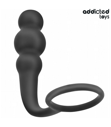 ADDICTED TOYS PLUG ANAL CON ANILLO SILICONA MODELO 1