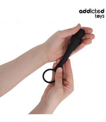 ADDICTED TOYS PLUG ANAL CON ANILLO SILICONA MODELO 1