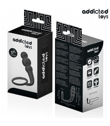 ADDICTED TOYS PLUG ANAL CON ANILLO SILICONA MODELO 1