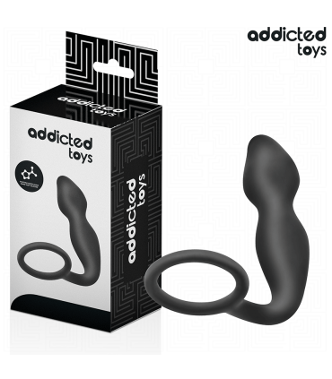 ADDICTED TOYS PLUG ANAL CON ANILLO SILICONA MODELO 2
