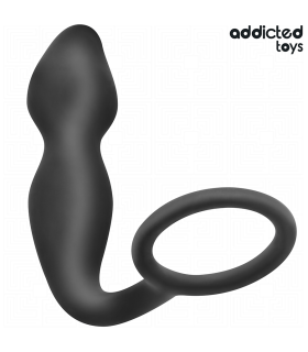 ADDICTED TOYS PLUG ANAL CON ANILLO SILICONA MODELO 2