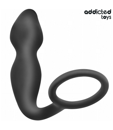 ADDICTED TOYS PLUG ANAL CON ANILLO SILICONA MODELO 2