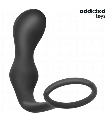 ADDICTED TOYS PLUG ANAL CON ANILLO SILICONA MODELO 3