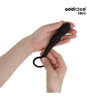 ADDICTED TOYS PLUG ANAL CON ANILLO SILICONA MODELO 3