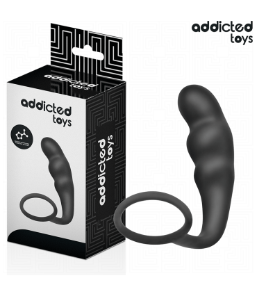 ADDICTED TOYS PLUG ANAL CON ANILLO SILICONA MODELO 4